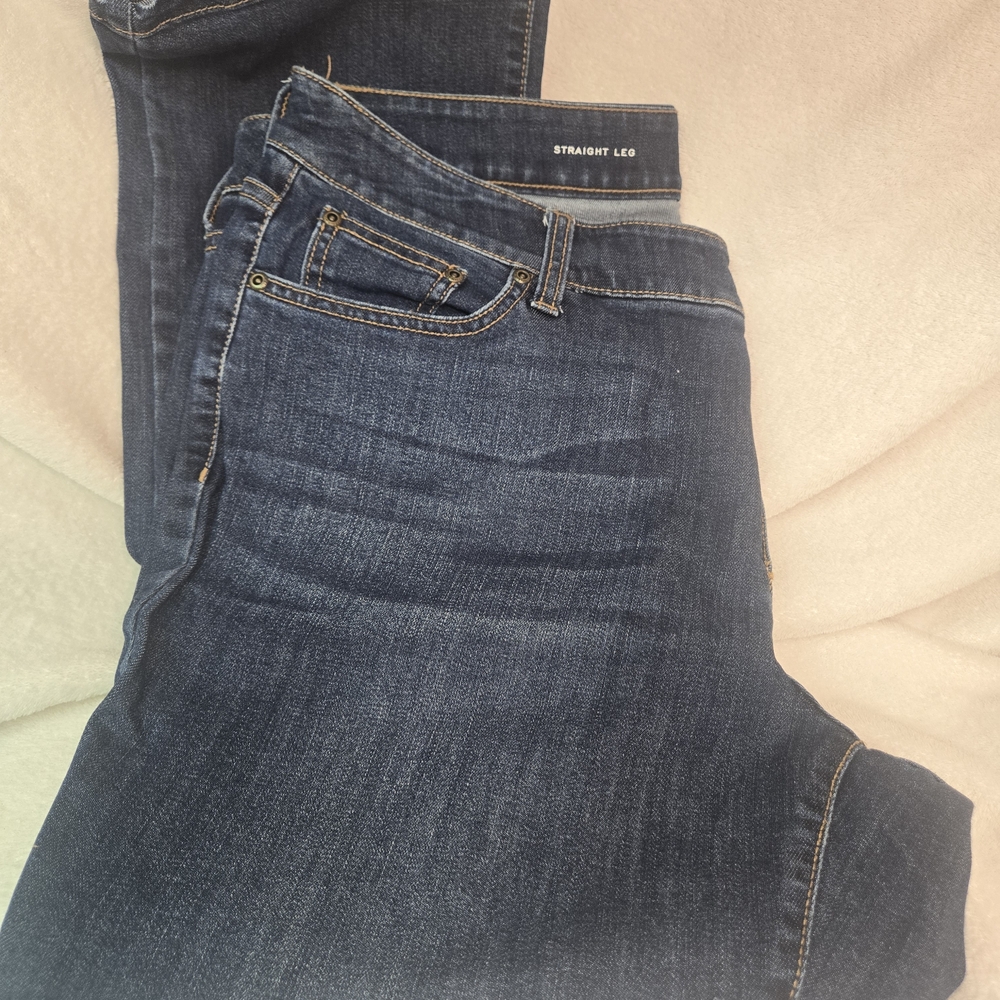 St. John's Bay Indigo Straight Leg Jeans